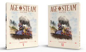 Age of Steam Deluxe: Expansion Volume V, VI & Extras